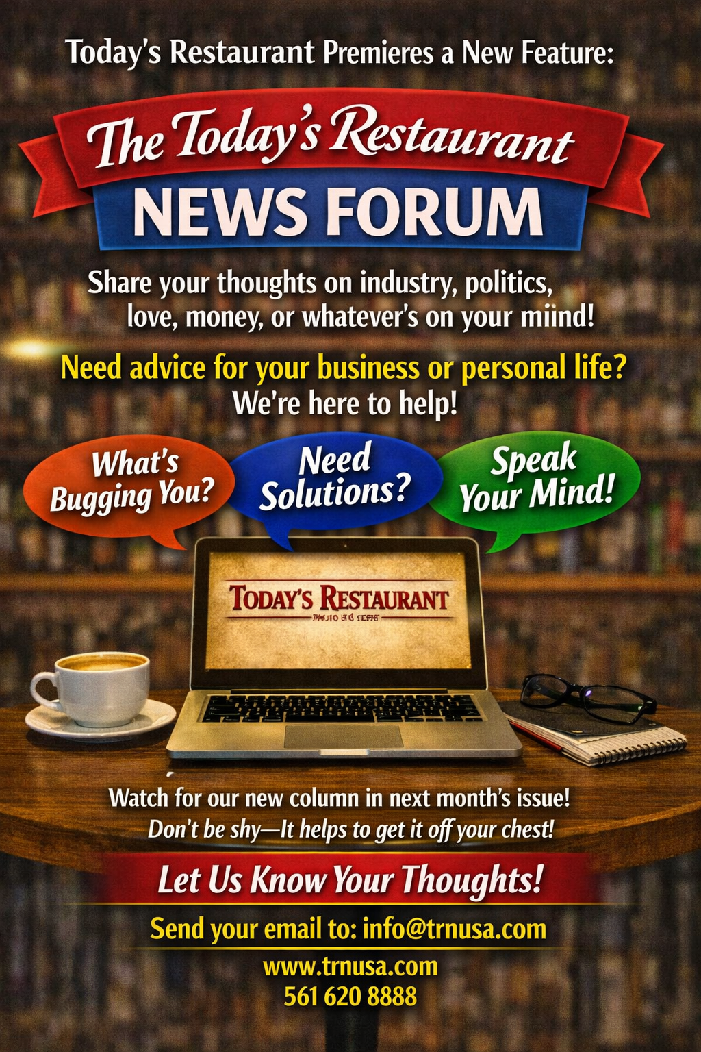 Today's Restaurant News Forum feature graphic